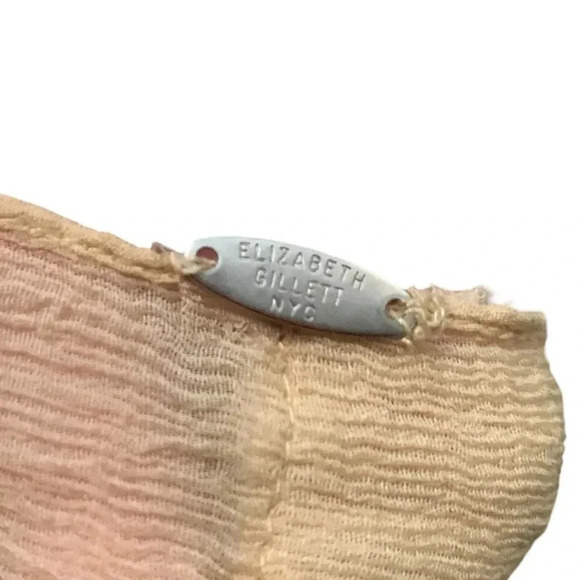 Anthropologie Elizabeth Gillet NYC Ruffle Scarf Boho Ruffle Scarf Cottagecore - Picture 4 of 5